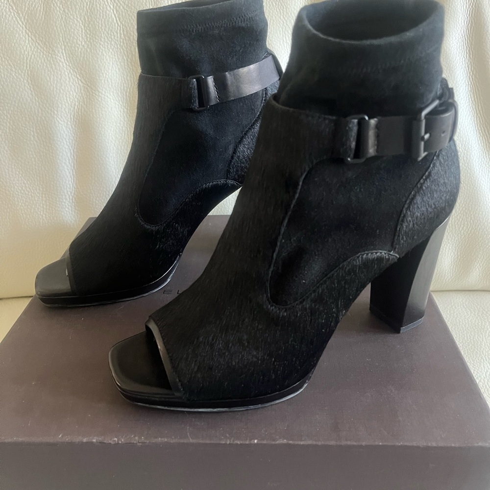 Elie Tahari Genuine Calf Hair Booties